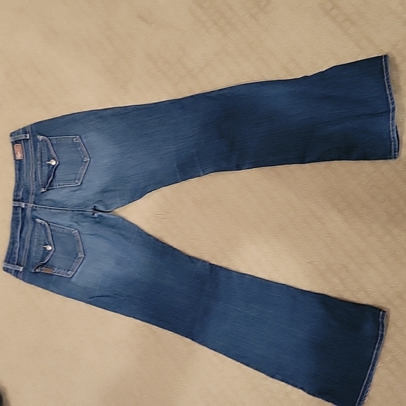 Paige jeans, low rise boot cut, size 28 - Picture 2 of 4